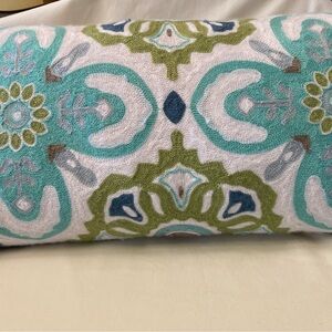 Levtex Teal and Green Accent Pillow